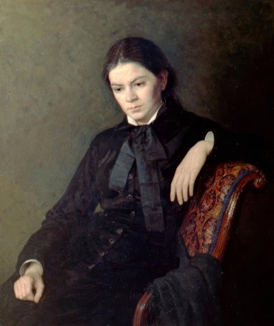 Portret nieznanej damy autorstwa Nikolai Alexandrovich Yaroshenko