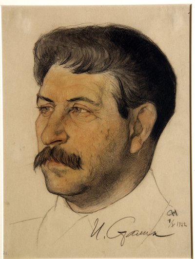 Portret Józefa Stalina autorstwa Nikolai Andreevich Andreev