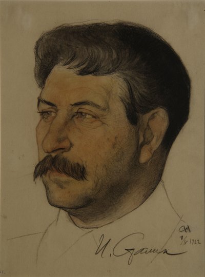 Portret Józefa Stalina 1879-1953, 1922 autorstwa Nikolai Andreevich Andreev