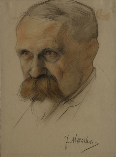 Portret Juliana Marchlewskiego 1866-1925, początek lat 20. autorstwa Nikolai Andreevich Andreev