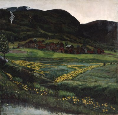 Czerwcowa noc i jaskierowa noc autorstwa Nikolai Astrup