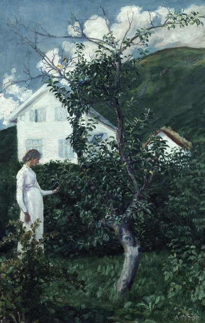 Ostatnie dni lata, ok. 1911 (olej na płótnie) autorstwa Nikolai Astrup