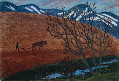 Pług nocny autorstwa Nikolai Astrup