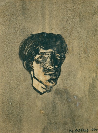 Mały autoportret autorstwa Nikolai Astrup