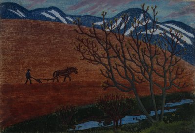 Oracz (olej na płótnie) autorstwa Nikolai Astrup
