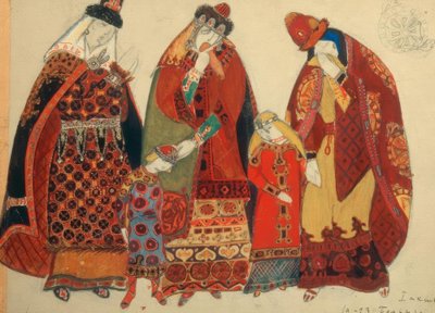 Borodin, Książę Igor / Figurki Roerich autorstwa Nikolai Konstantinowitsch Roerich