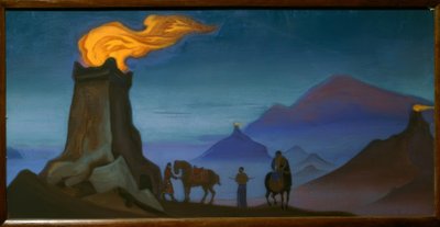 Płomień zwycięstwa autorstwa Nikolai Konstantinowitsch Roerich