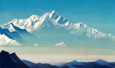 Góra Pięciu Skarbów Dwa Światy, 1933. autorstwa Nikolai Konstantinowitsch Roerich