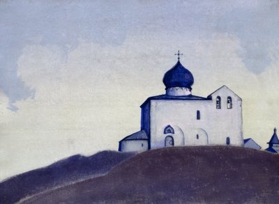 NK Roerich, Kościół św Sergiusza w Ameryce autorstwa Nikolai Konstantinowitsch Roerich