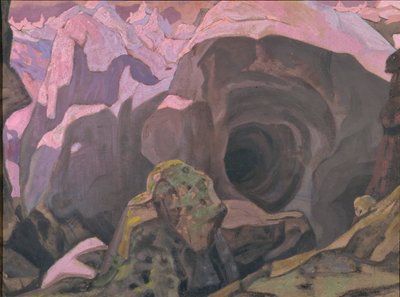 Rondane. Scenografia do spektaklu teatralnego Peer Gynt H. Ibsena, 1911 autorstwa Nikolai Konstantinowitsch Roerich