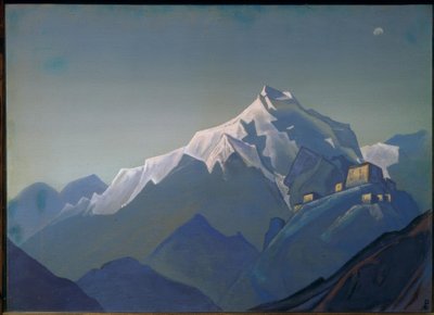 Tybet. Klasztor autorstwa Nikolai Konstantinowitsch Roerich