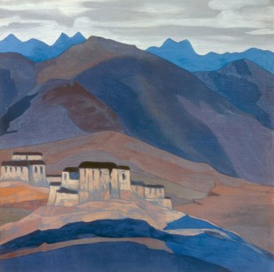 Klasztor tybetański autorstwa Nikolai Konstantinowitsch Roerich