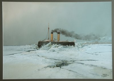 Lodołamacz Yermak, 1898 autorstwa Nikolai Nikolayevich Karasin