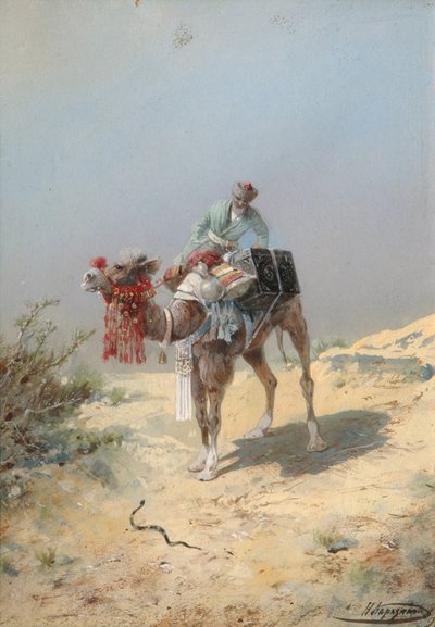 Na pustyni autorstwa Nikolai Nikolayevich Karasin