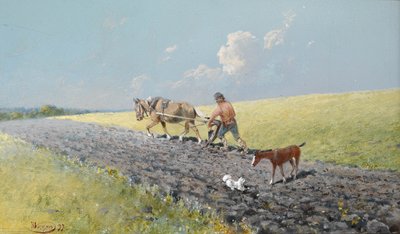 Orka pola, 1899 autorstwa Nikolai Nikolayevich Karasin