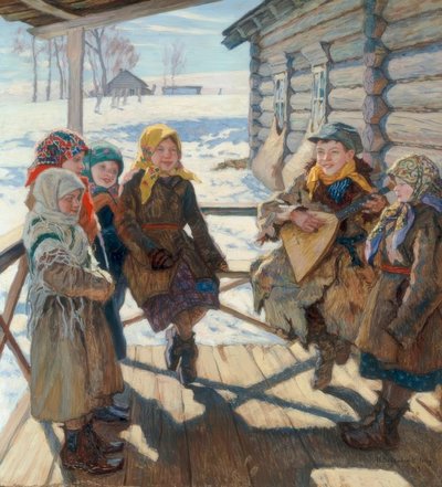 Koncert bałałajki autorstwa Nikolai P. Bogdanow Bjelski