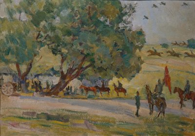 Manewry pod Moskwą, 1930-1933 autorstwa Nikolai Pavlovich Ulyanov