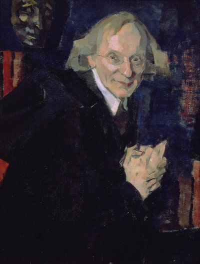 Portret poety Wiaczesława Iwanowicza Iwanowa (1866-1949) ok.1920 (olej na płótnie) autorstwa Nikolai Pavlovich Ulyanov