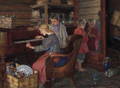 Socjalizacja, 1918 autorstwa Nikolai Petrovich Bogdanov Belsky