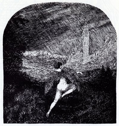 Romantyzm. Symboliczny magazyn Vesy The Balance, 1905 autorstwa Nikolai Petrovich Feofilaktov