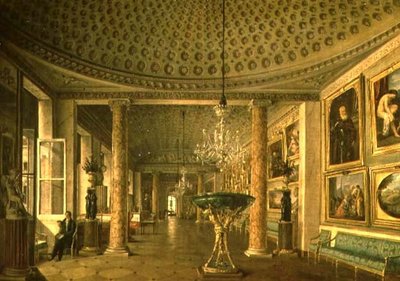 Galeria Obrazów w Pałacu Stroganowa w Petersburgu autorstwa Nikolai Stepanovich Nikitin
