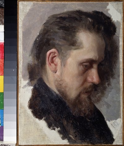Portret pisarza Nikołaja Pomyalowskiego (Mikołaja Pomyalowskiego) (1835-1863). (Portret autora N.Pomyalovsky