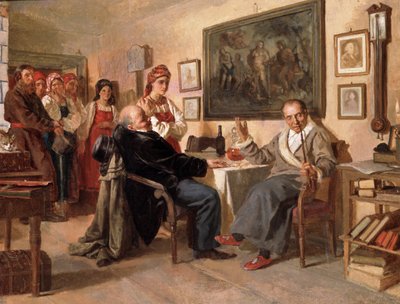 Sklep. Sprzedaż niewolników autorstwa Nikolai Vasilievich Nevrev