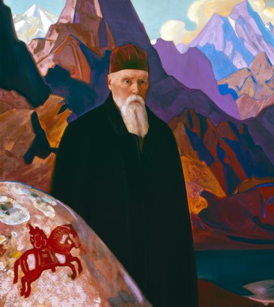 Reprodukcja Portretu Nikołaja Roericha” autorstwa Nikolai Konstantinowitsch Roerich