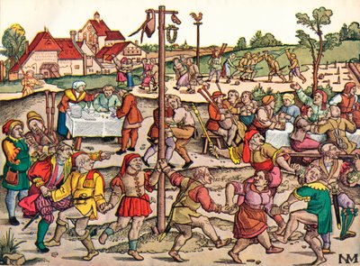 „Święto wieśniaków”, ok. 1530, 1949 r. autorstwa Nikolaus Meldemann