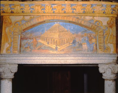 Mauzoleum w Halikarnasie, ze „Studni cudów świata” („Pozzo delle Meraviglie”), 1669-73 autorstwa Nikolaus Schiel