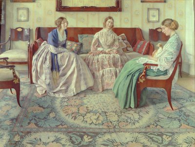 Trzy panie, 1916 autorstwa Nikolay Filippovich Petrov