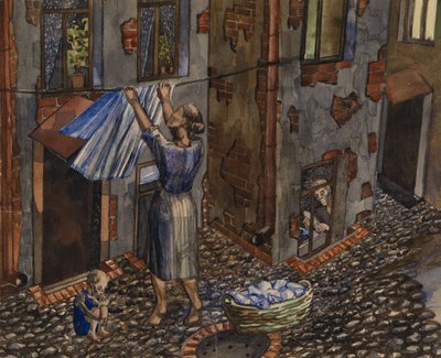 Stary Dziedziniec, 1930 autorstwa Nikolay Ivanovich Evgrafov
