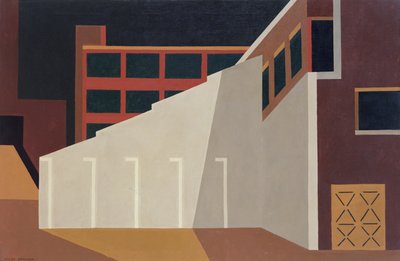 Fabryka zegarków autorstwa Niles Spencer