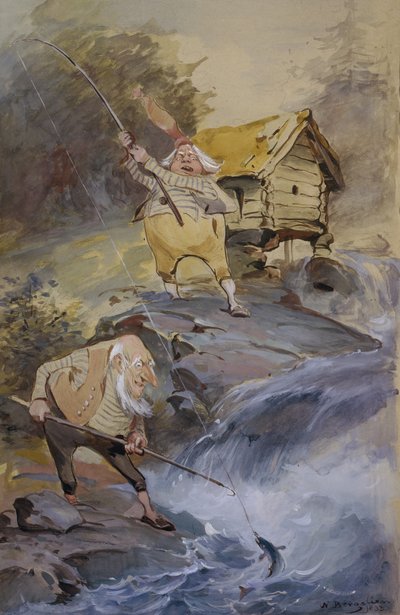 Szczęście wędkarskie autorstwa Nils Bergslien