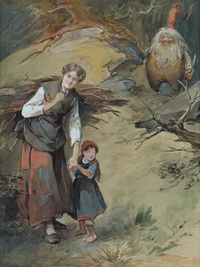 Girlchild i pixie autorstwa Nils Bergslien