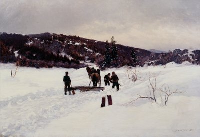 Odśnieżanie autorstwa Nils Hansteen