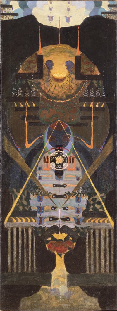 Mozarta. Requiem, przed 1923 autorstwa Nina Alexandrovna Varypaeva