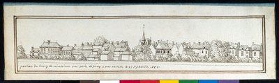Część gminy Vincennes (pióro i atrament na papierze) autorstwa Noel Gasselin