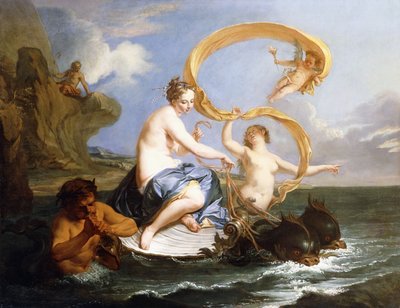 Triumf Galatei, ok. 1727 autorstwa Noel Nicholas Coypel