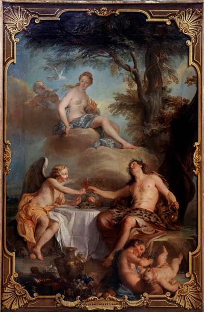 Wenus, Bachus i Miłość. Obraz Nicolasa Coypela (1690-1734) autorstwa Noel Nicholas Coypel
