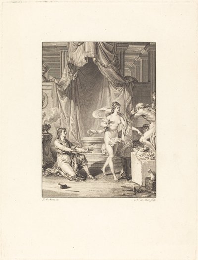 Pigmalion autorstwa Noël Le Mire after Jean Michel Moreau