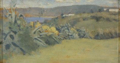 Krajobraz Tanger, ok.1885 (olej na desce) autorstwa Norman Garstin