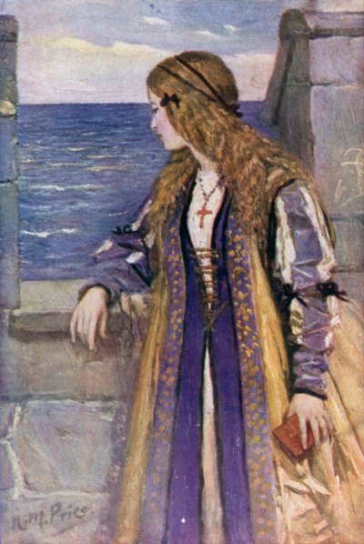 Klara na blankach Tantallon (kolor lito) autorstwa Norman Mills (after) Price