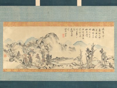 Zielone szczyty, 1826. autorstwa Noro Kaiseki