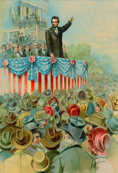 Druga inauguracja Abrahama Lincolna autorstwa North American