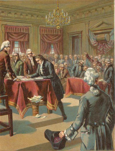 Deklaracja Niepodległości autorstwa North American