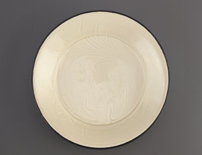 Naczynie Ding ware z nacinaną dekoracją z kaczek, prowincja Hebei, XI-początek XII w. (ceramika) autorstwa Northern Song Dynasty Chinese School