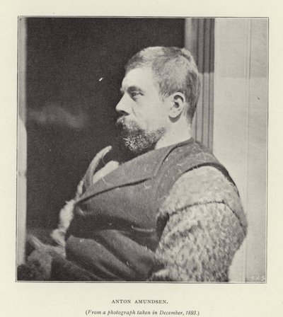 Anton Amundsen (zdjęcie czarno-białe) autorstwa Norwegian Photographer