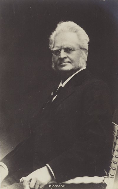 Bjornstjerne Bjornson, norweski kompozytor (1832-1910) autorstwa Norwegian Photographer