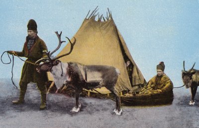 Norge / Norwegia: Lapper (zdjęcie kolorowe) autorstwa Norwegian Photographer